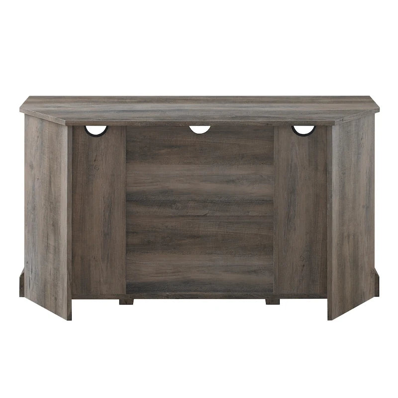 Middlebrook 52-inch Sliding Barn Door Corner TV Stand 14
