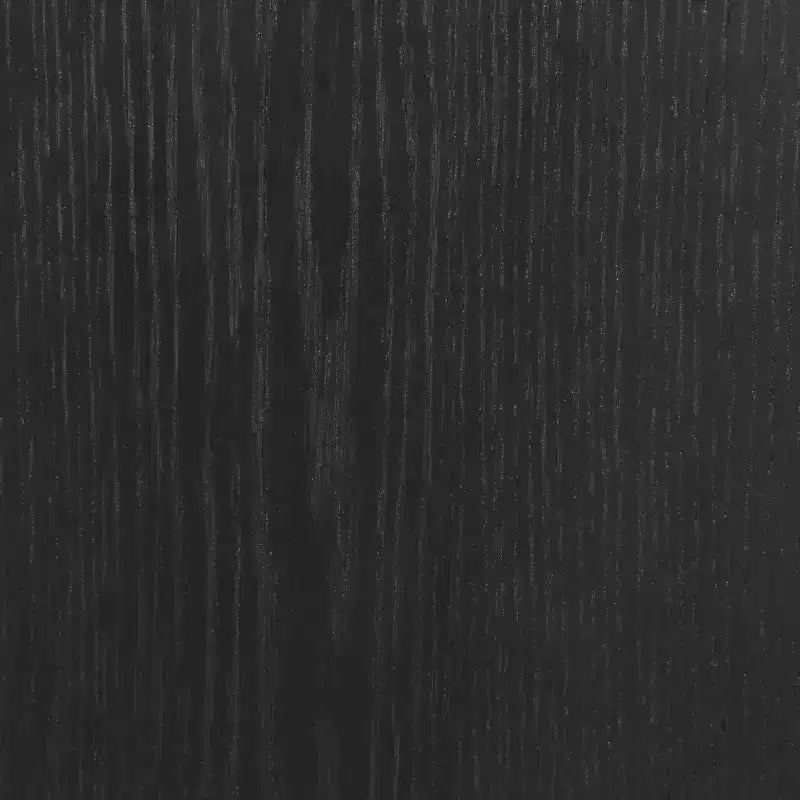 Tavolino a due cassetti in legno massiccio modello Wiley, stile Mid-Century Modern, nero - Linon: Impiallacciatura in rovere, gambe in legno di caucciù, contenitore 7