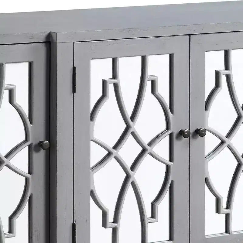 Tavolino Magdi 60" con finitura grigio anticato - Acme Furniture