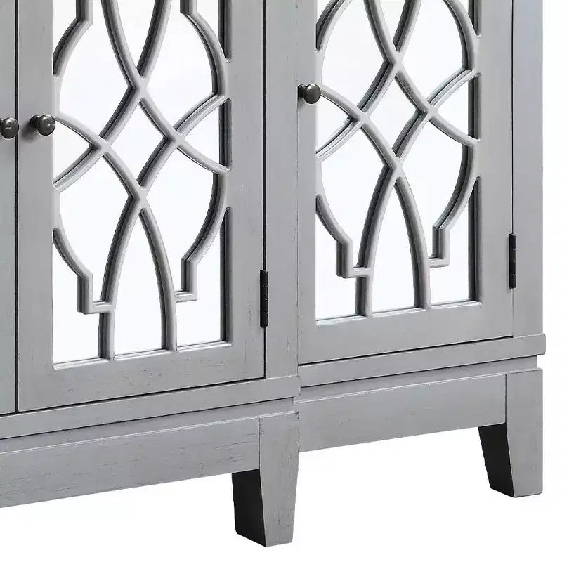 Tavolino Magdi 60" con finitura grigio anticato - Acme Furniture 4