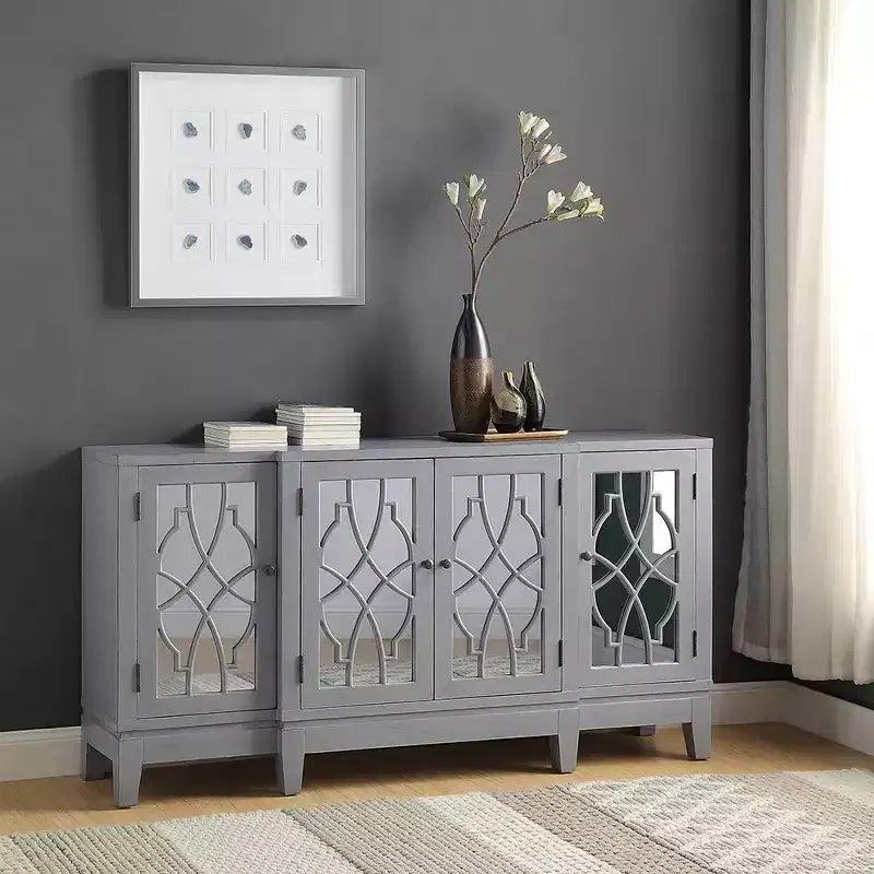 Tavolino Magdi 60" con finitura grigio anticato - Acme Furniture 6