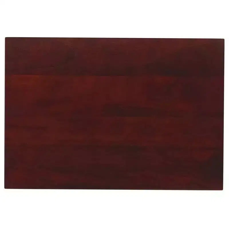 WyndenHall Ebsen Tavolino d'Appoggio in Metallo e Legno Cognac: Tavolino Rettangolare Contemporaneo, Antigraffio 5