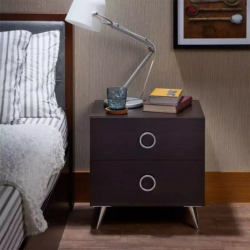 Acme Furniture Tavolino d'Appoggio Elms 20" Espresso: Struttura in MDF, Piano in Legno Impiallacciato, Cassetto Contenitore, Montaggio Senza Attrezzi 6