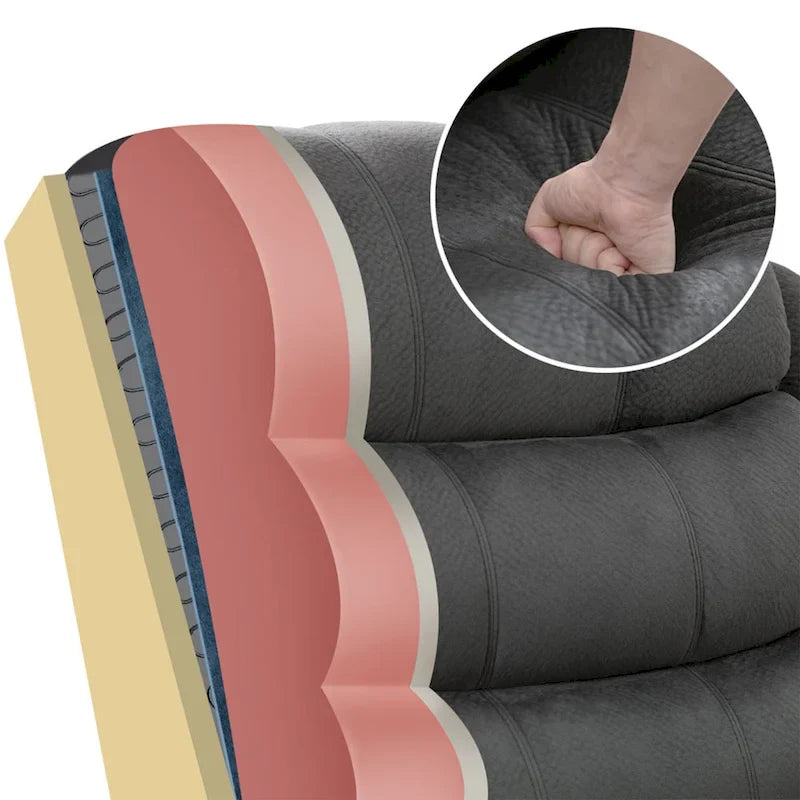 Lay flat recliner Power Lift Recliner Chair for Elderly with Massage and Heat 15