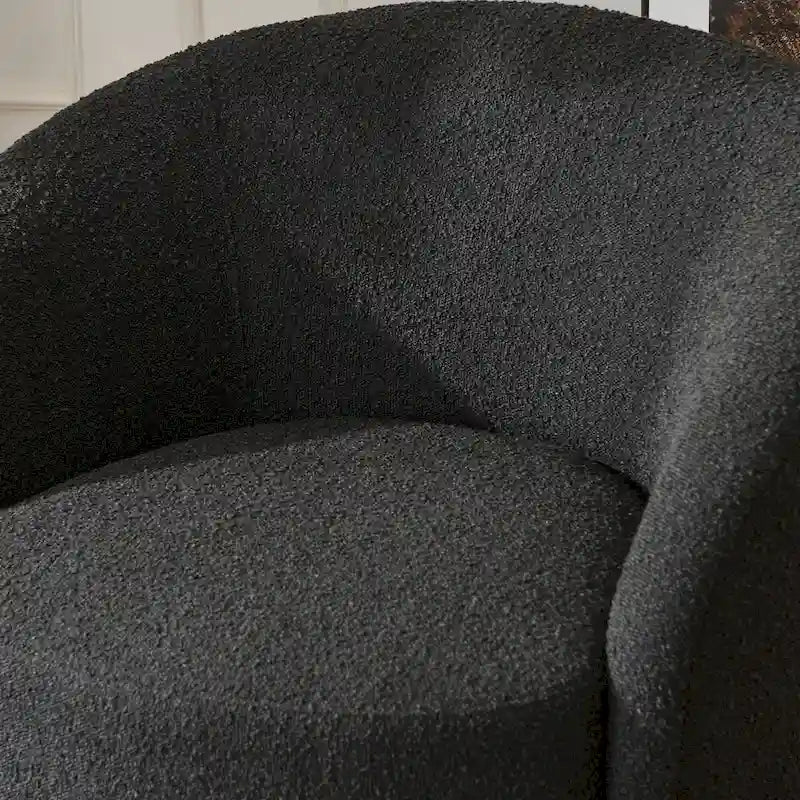 KINWELL 34 Wide Upholstered Swivel Accent Barrel Chair (Set of 2) 28