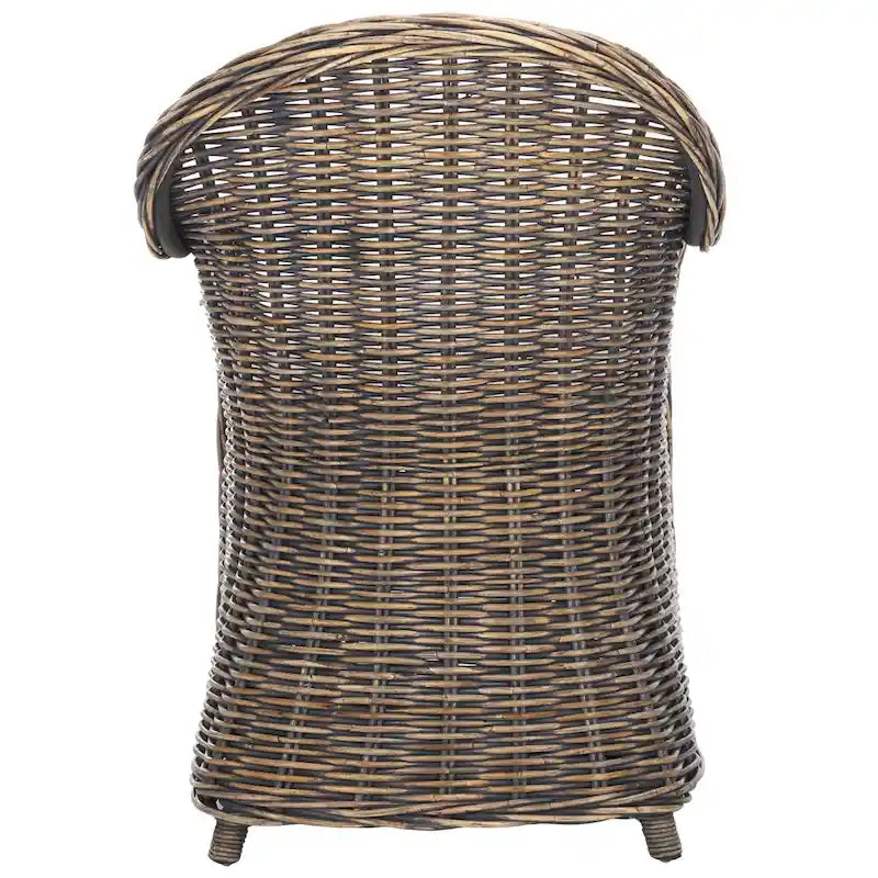 SAFAVIEH Sinja Yellow Rattan Club Chair - 24  x 26  x 35  - 24Wx26Dx35H 10