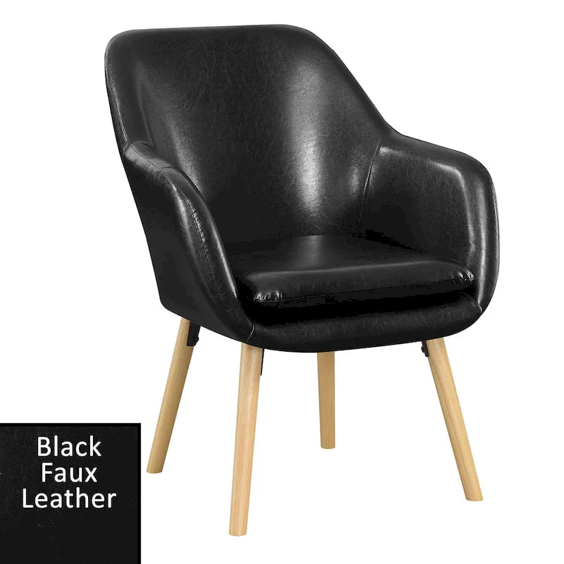 Convenience Concepts Take a Seat Charlotte Poltrona Accento Imbottita con Schienale Alto 29