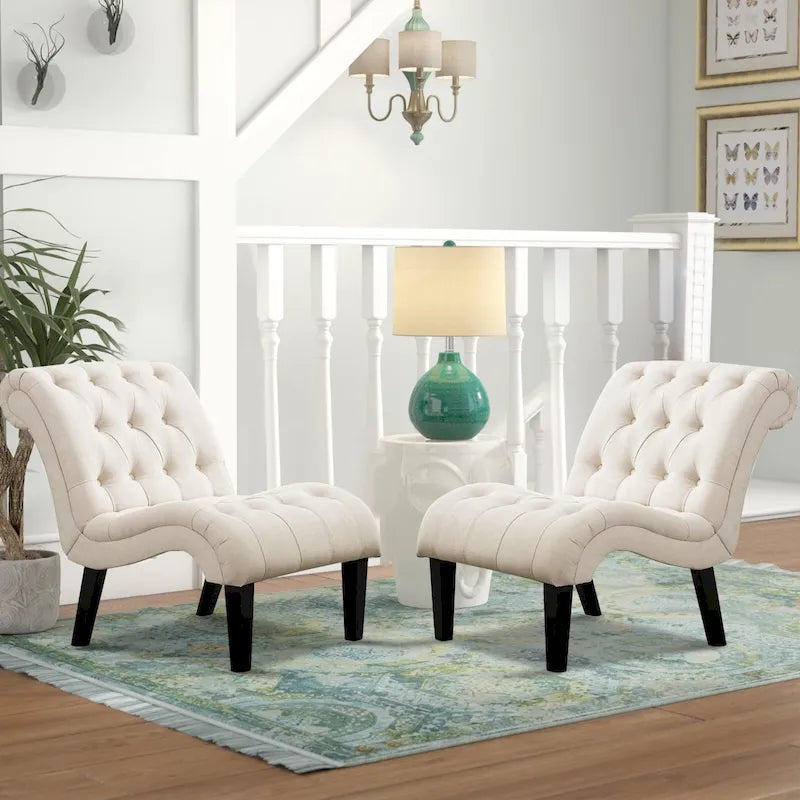 Accent Chairs Set of 2,Living Room Chairs 3