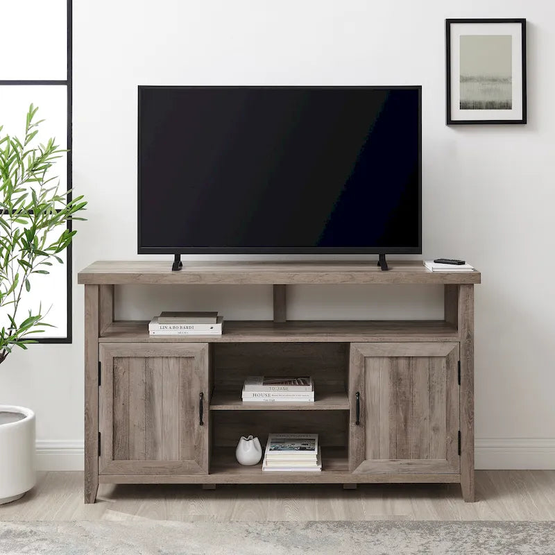 Mobile TV alto Middlebrook da 58 pollici con ante a scanalature 6