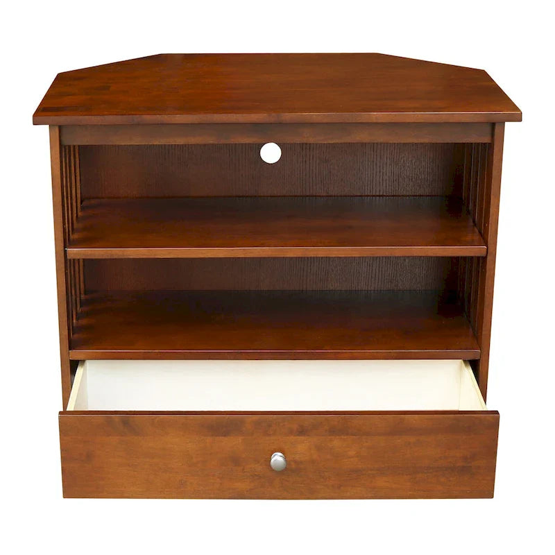 Solid Hardwood Mission Corner TV Stand 21