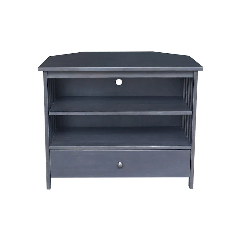 Solid Hardwood Mission Corner TV Stand 50