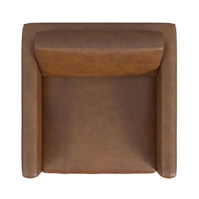 HomePop Modern Upholstered Club Chair w/Metal Frame 32