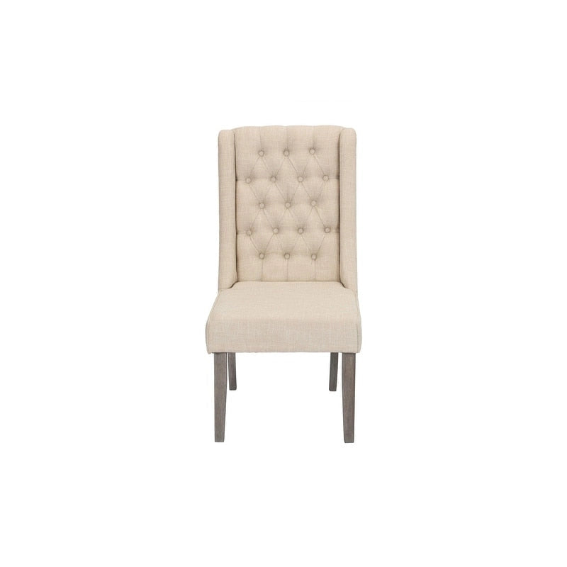 Set da pranzo allungabile Best Quality Furniture da 9 pezzi, in stile rustico grigio 9