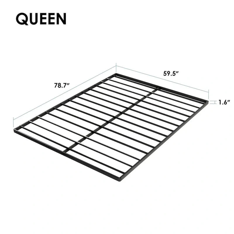 1.6 Inch Metal Bunkie Board Bed Slat Replacement by Crown Comfort 9