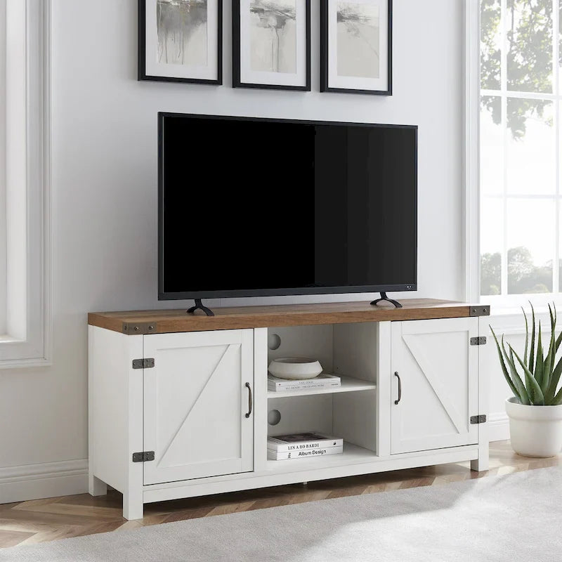 Middlebrook Firebranch 58-inch Barn Door TV Stand 40