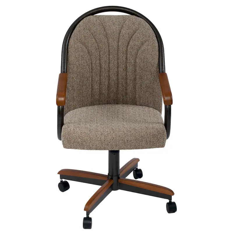 Casual Dining Swivel and Tilt Rolling Dining Chair - 38 Hx221/2 Wx22 D - 38 Hx24 Wx22 D 4
