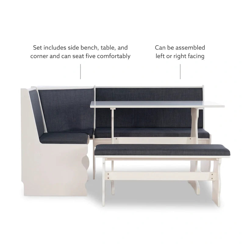 Hannah Breakfast Nook - Set da pranzo 3 pezzi 30