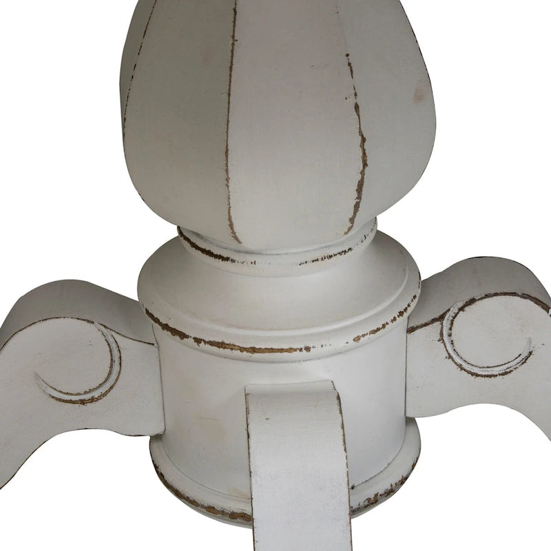 Magnolia Manor Round Pedestal Dining Table with Expandable Leaves - 2 Finishes 15