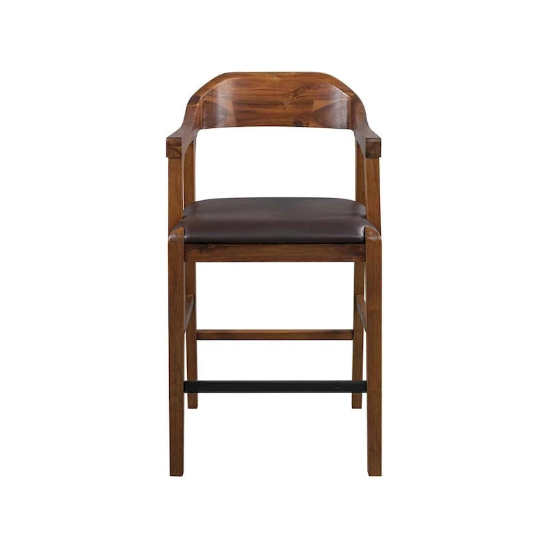Rasmus Wood Counter or Bar Stool 9