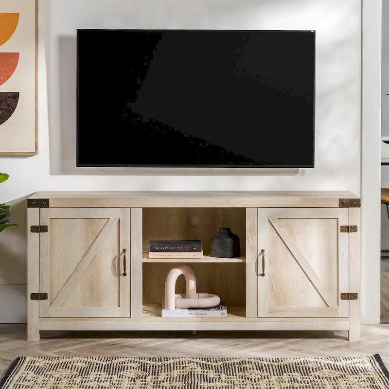 Middlebrook Firebranch 58-inch Barn Door TV Stand 49