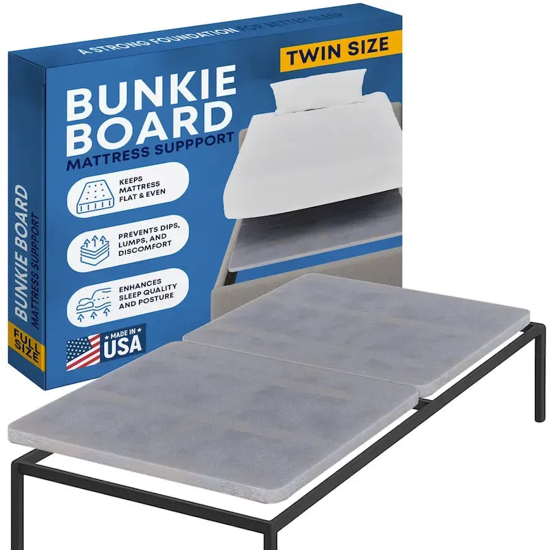 1.5 Split Wood Bunkie Board, Fully Assembled, Fabric Ventilation Cover - Replaces Wooden Slats or Box Spring for Bed Frames 13