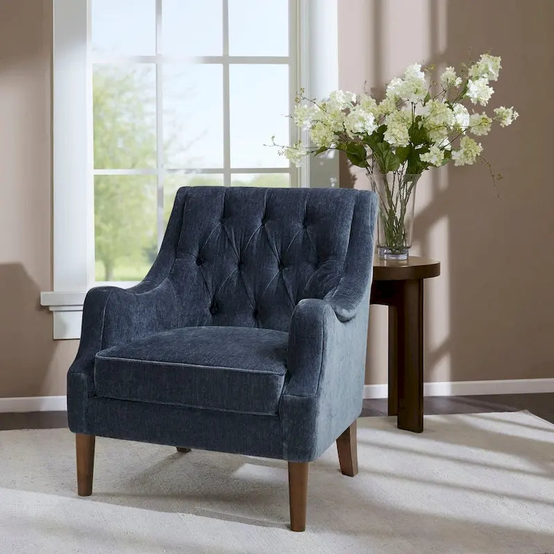 Modern Button Tufted Accent Chair 25