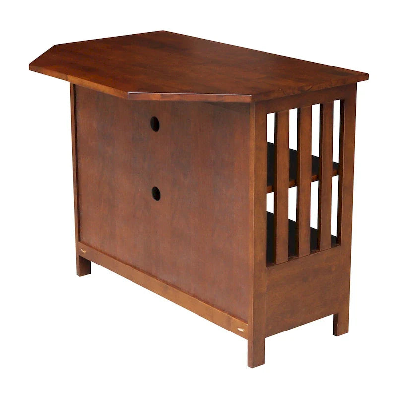 Solid Hardwood Mission Corner TV Stand 19