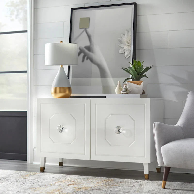 angelo:HOME Jaslene Glossy Glam Buffet/Media Cabinet 4