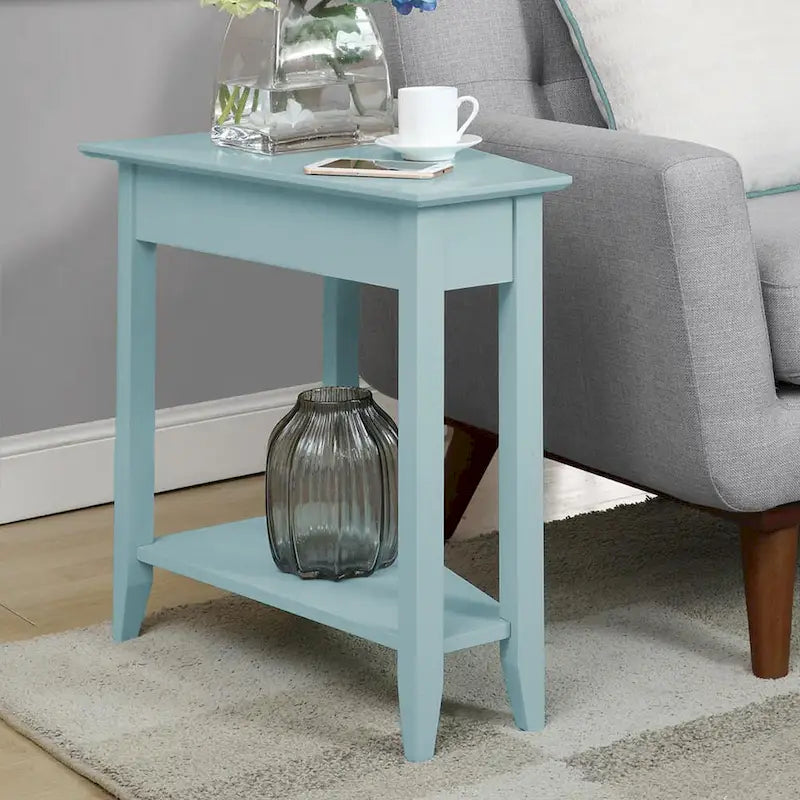 Convenience Concepts Tavolino a cuneo American Heritage con ripiano 31