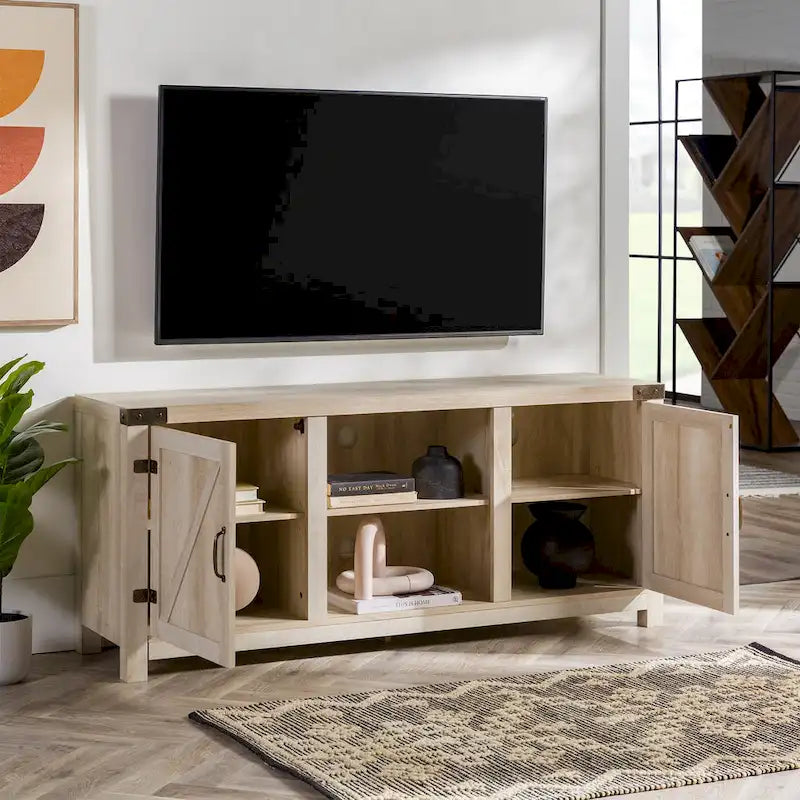 Middlebrook Firebranch 58-inch Barn Door TV Stand 51