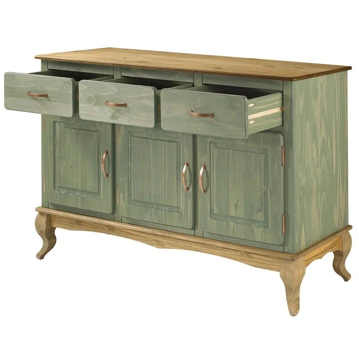 Wood Buffet Sideboard Green 12