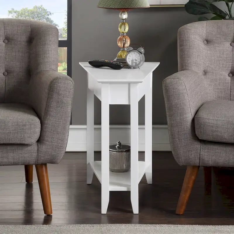 Convenience Concepts Tavolino a cuneo American Heritage con ripiano 41