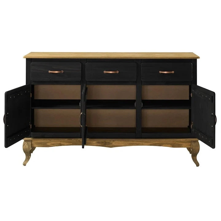 Wood Buffet Sideboard Green 7