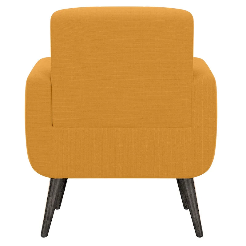 Carson Carrington Keflavik Mustard Yellow Mid-century Accent Chair 5