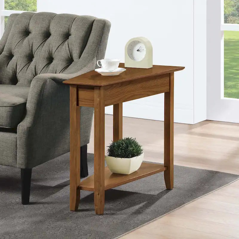 Convenience Concepts Tavolino a cuneo American Heritage con ripiano 27