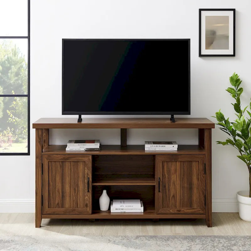 Mobile TV alto Middlebrook da 58 pollici con ante a scanalature 5