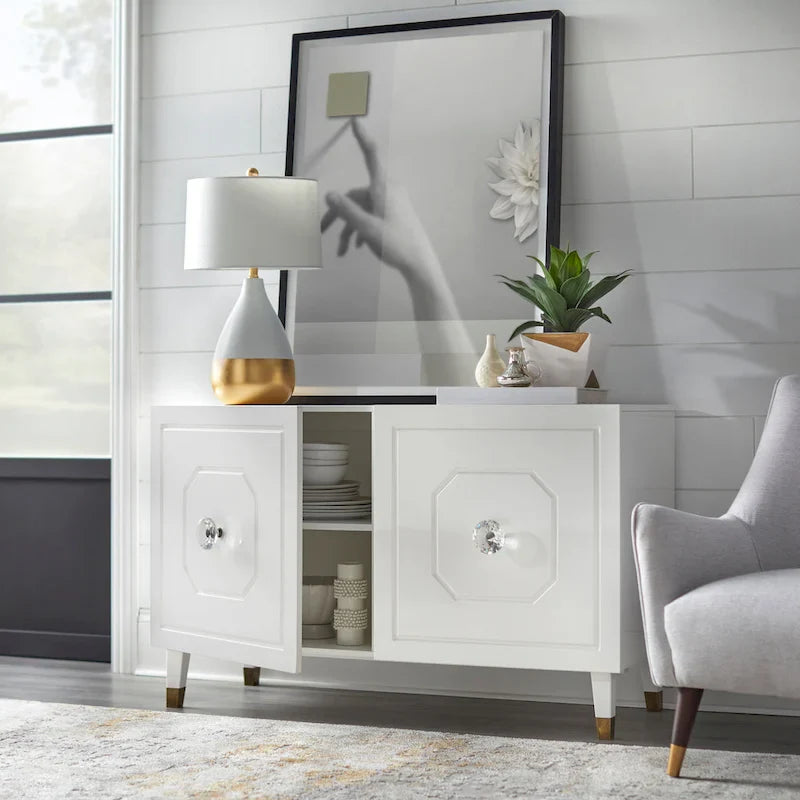 angelo:HOME Jaslene Glossy Glam Buffet/Media Cabinet 9