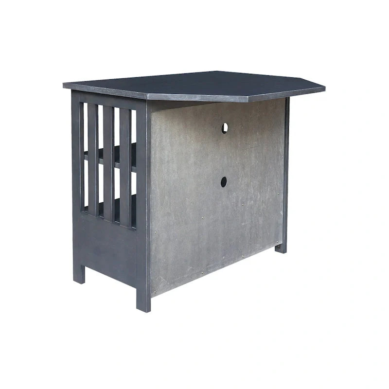 Solid Hardwood Mission Corner TV Stand 52