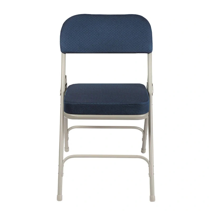 Hampden Furnishings Bernadine Collection Deluxe Fabric Padded Folding Chair, Pack of 2 32