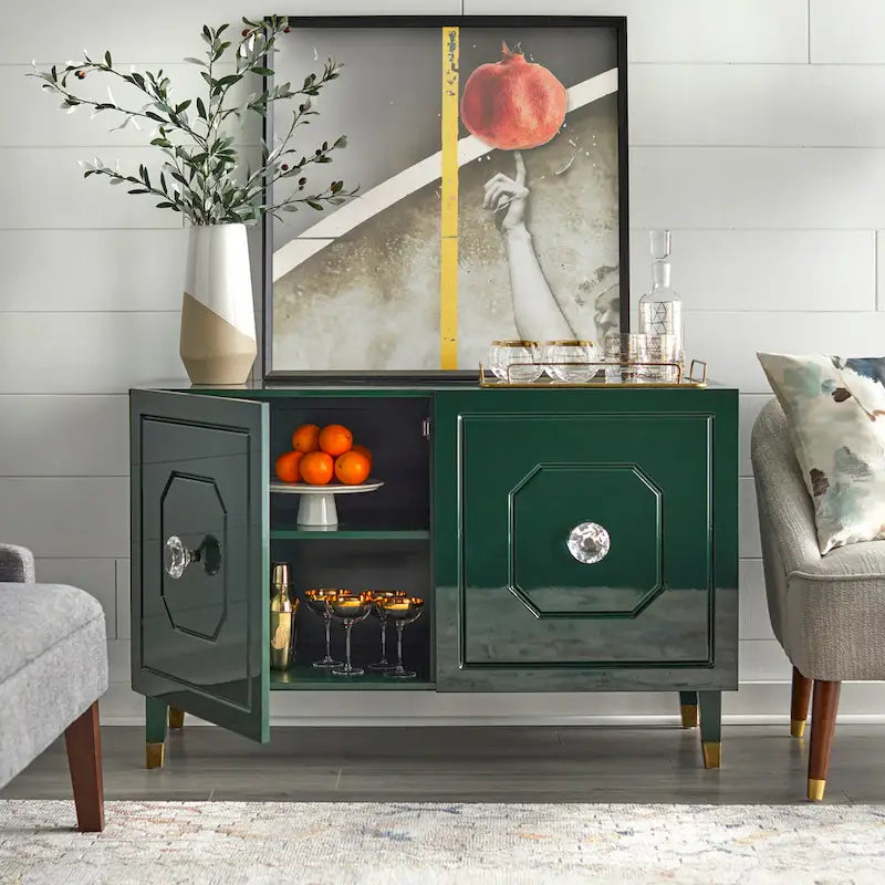 angelo:HOME Jaslene Glossy Glam Buffet/Media Cabinet 8