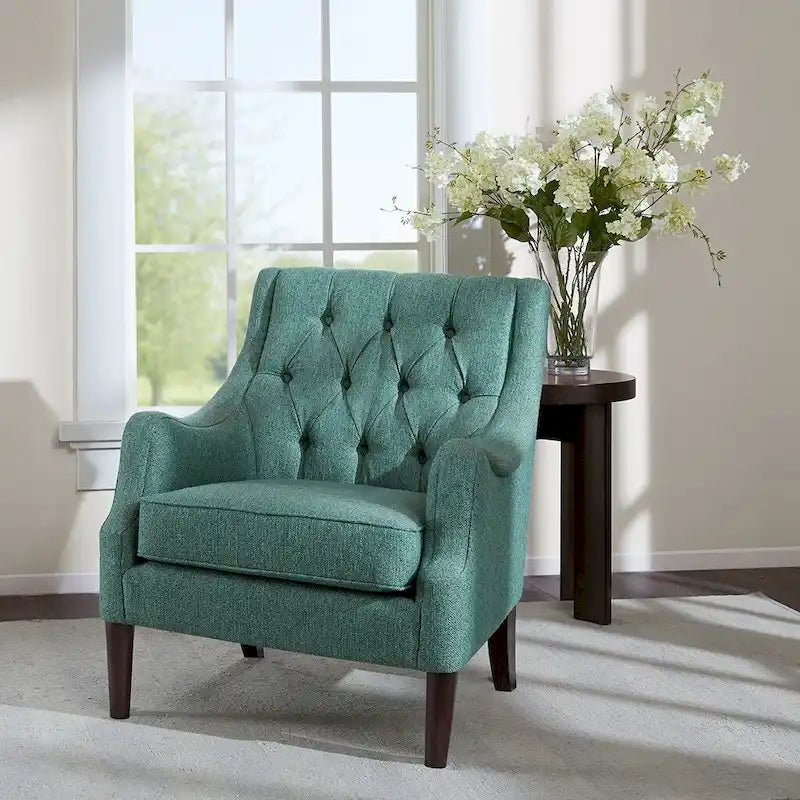 Modern Button Tufted Accent Chair 23