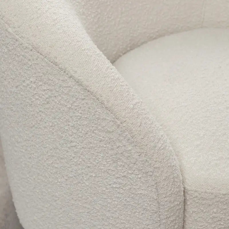 KINWELL 34 Wide Upholstered Swivel Accent Barrel Chair (Set of 2) 19