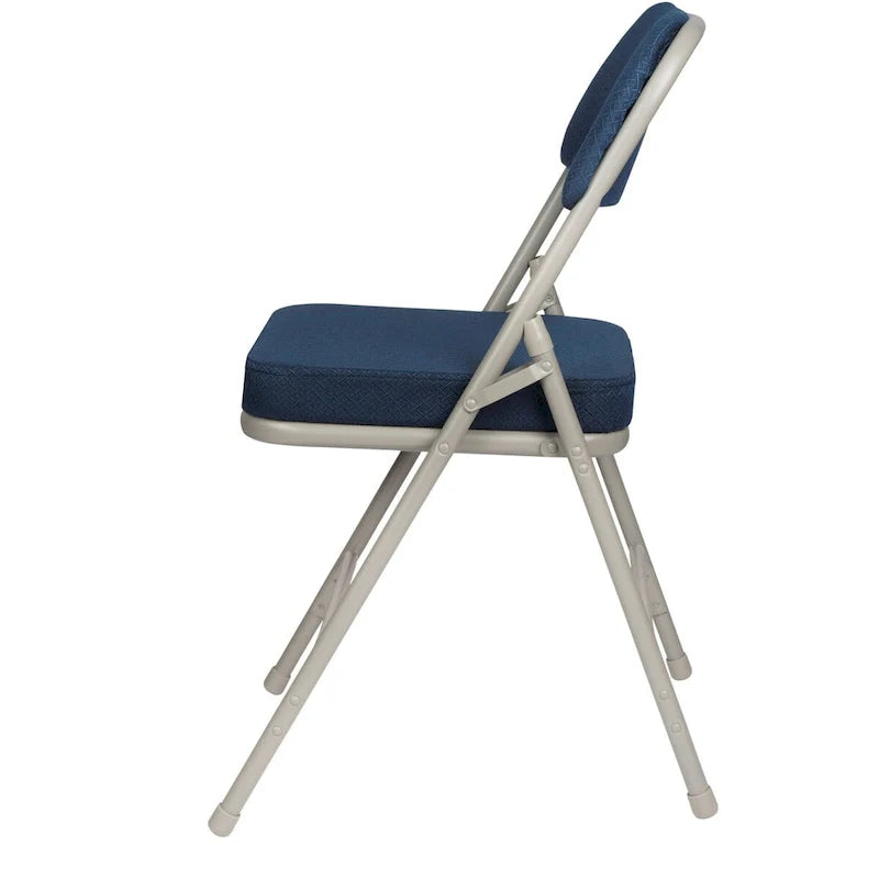 Hampden Furnishings Bernadine Collection Deluxe Fabric Padded Folding Chair, Pack of 2 33