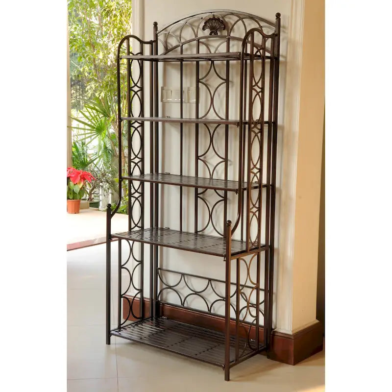 Mandalay 5-Tier Iron Baker's Rack 5