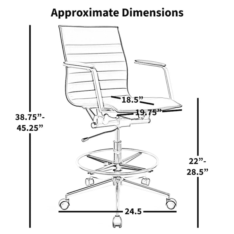 Modern Drafting Chair 3
