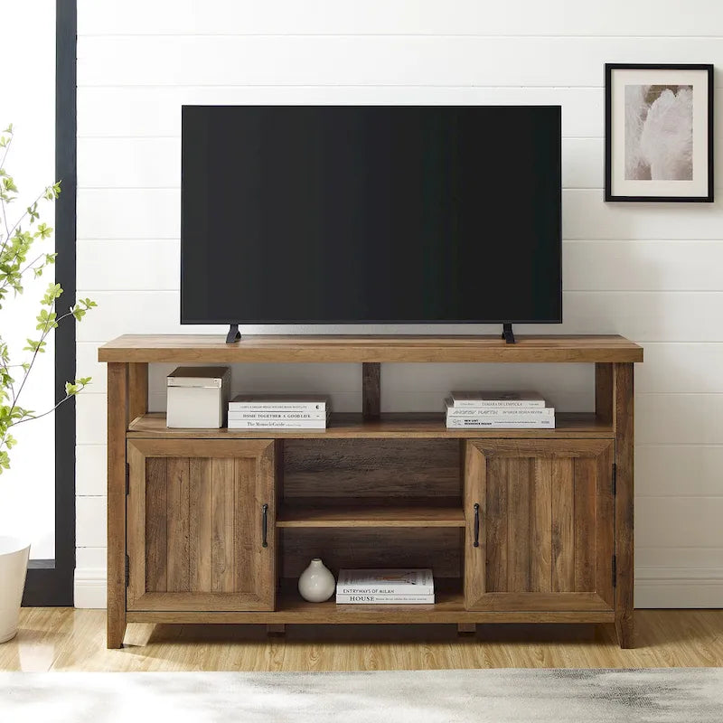 Mobile TV alto Middlebrook da 58 pollici con ante a scanalature 22