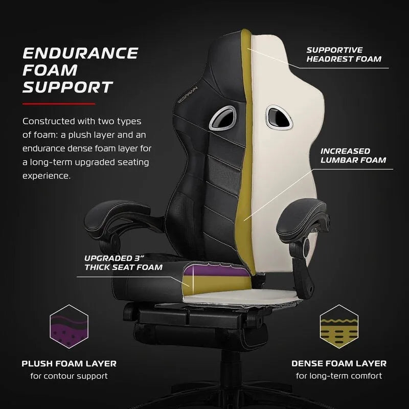 RESPAWN 110 Pro Gaming Chair - Gaming Chair with Footrest, Ergonomic Computer Desk Chair 17