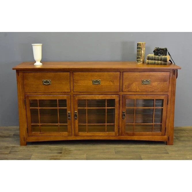 Craftsman Style Quarter Sawn Oak Sideboard - 72 3