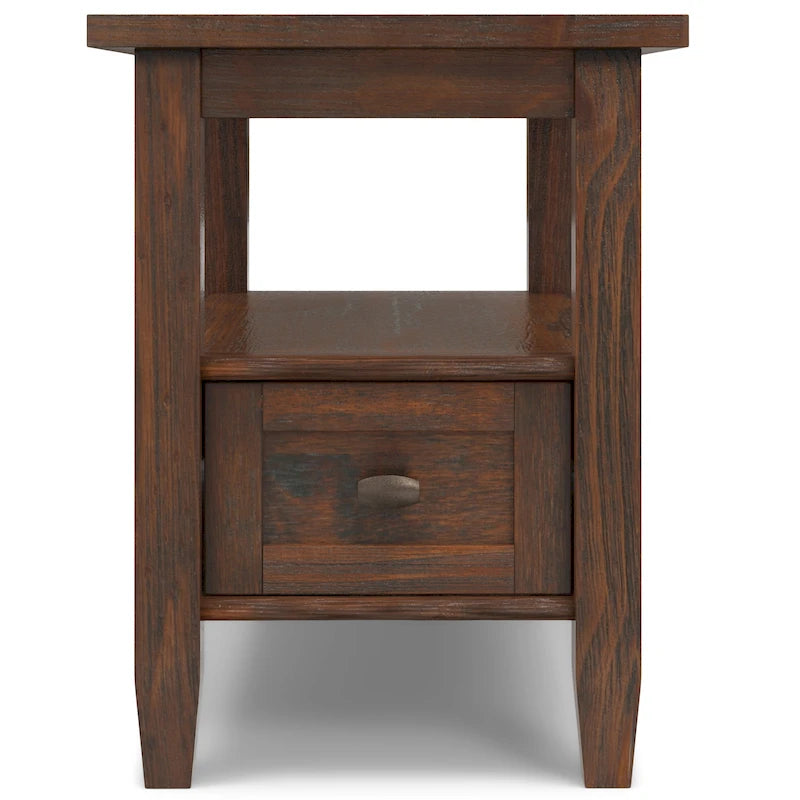 WYNDENHALL Norfolk TAVOLINO LATERALE STRETTO RETTANGOLARE TRADIZIONALE IN LEGNO MASSELLO, LARGHEZZA 14 POLLICI - 14 pollici di larghezza 33