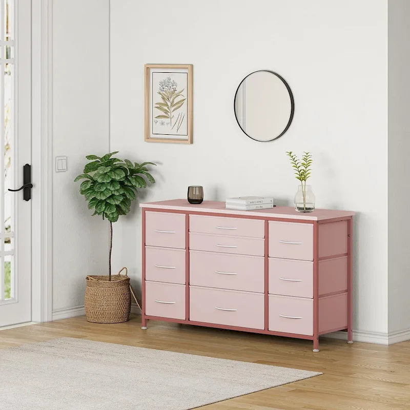 Bedroom Dresser with 10 Large Drawers for 55 Long TV Stand - 55 inches 34
